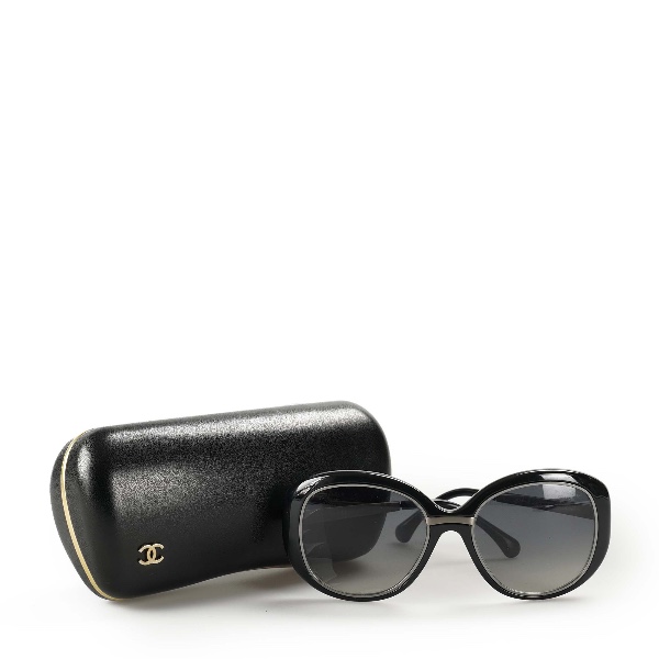 Chanel - Black Acetate Sunglasses 